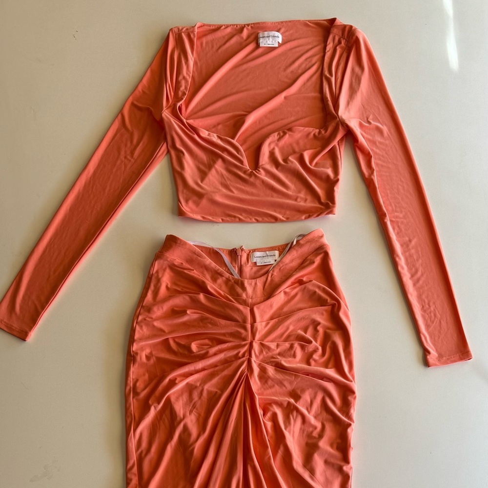 REVOLVE LARCHMONT Top and Skirt Set size XS - Picture 3 of 4